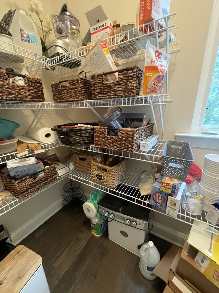 Before and after home organization Richmond Virginia